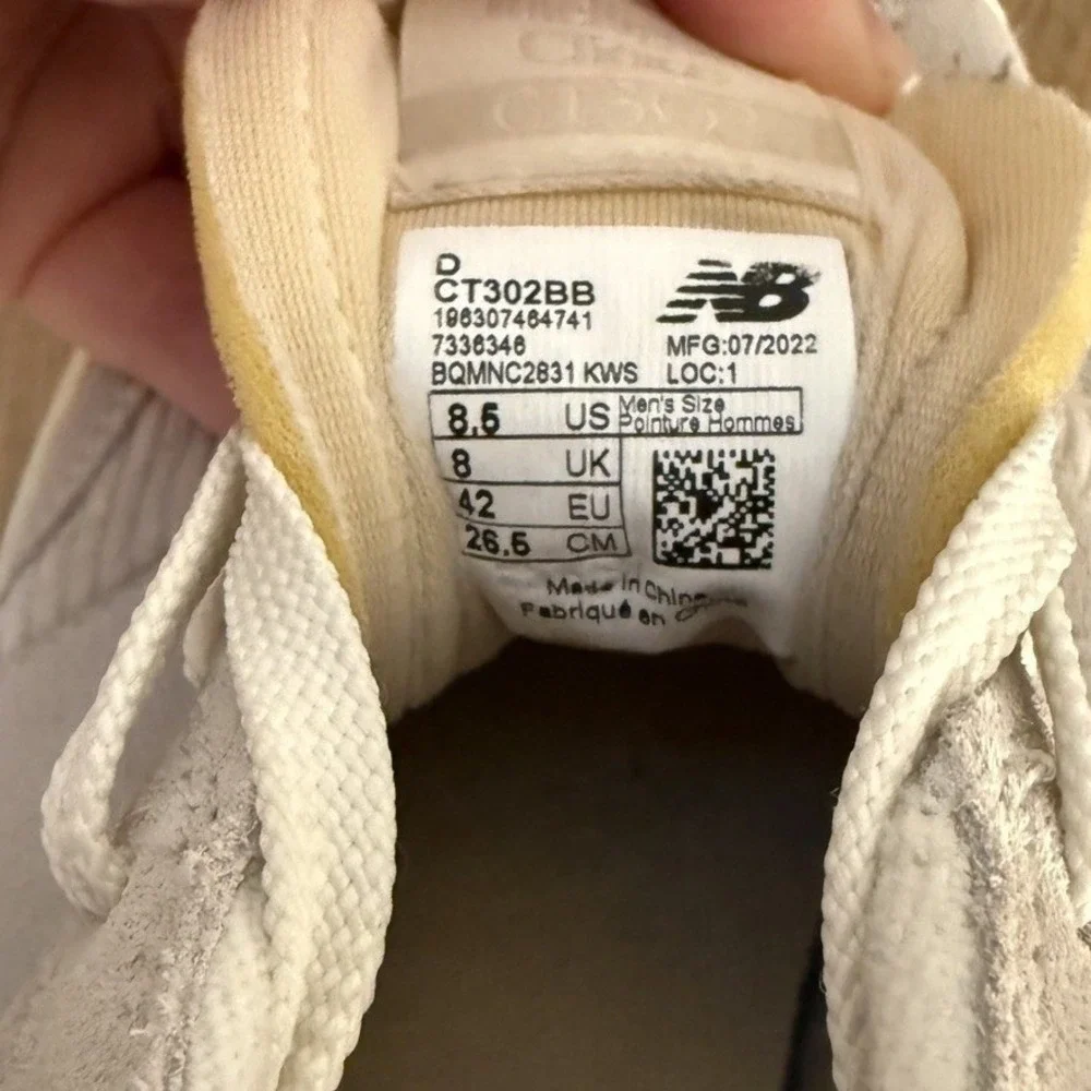 New Balance Men's CT302 Sneakers CT302BB Moonbeam/Beige White Size 8.5 - Picture 10 of 11